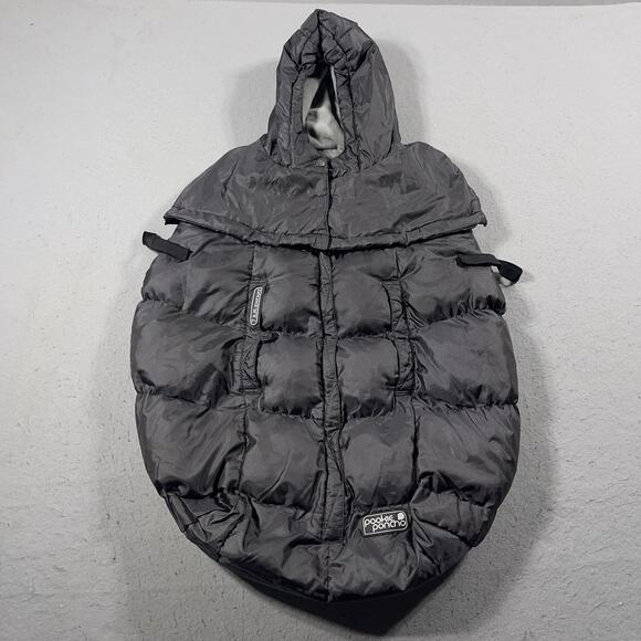 7 A.M. Enfant Pookie Poncho Infant Toddler Hooded Winter Cover One Size 0-4T - Picture 1 of 6